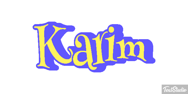 Karim Text effect