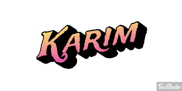 Karim Text effect