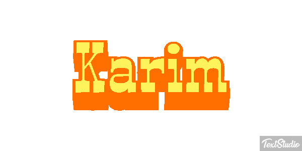 Karim Text effect