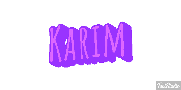 Karim Text effect