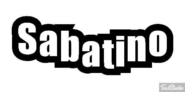 Sabatino Effetto testo