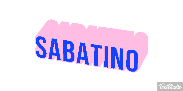 Sabatino Effetto testo