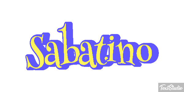 Sabatino Effetto testo