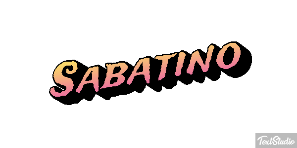 Sabatino Effetto testo
