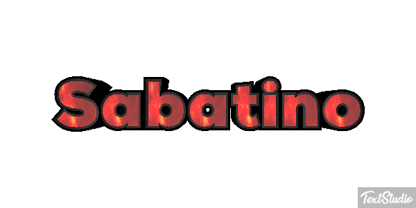 Sabatino Effetto testo
