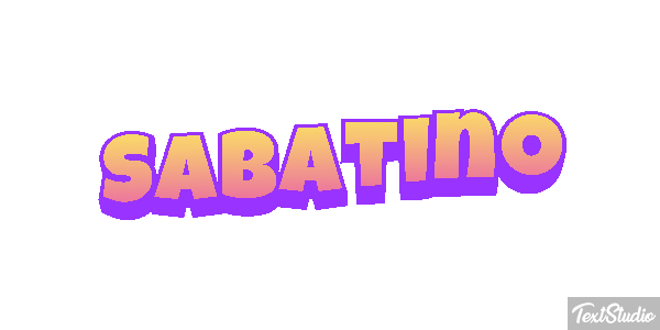 Sabatino Effetto testo