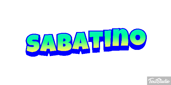 Sabatino Effetto testo