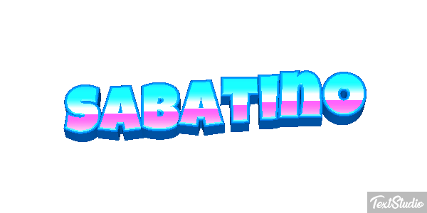 Sabatino Effetto testo