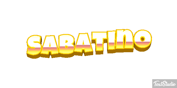 Sabatino Effetto testo
