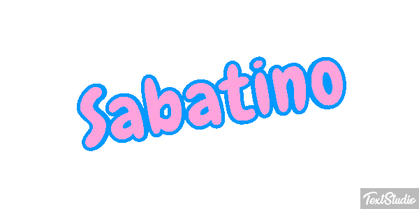 Sabatino Effetto testo