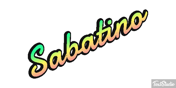 Sabatino Effetto testo
