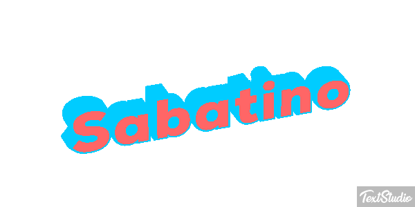 Sabatino Effetto testo