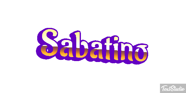 Sabatino Effetto testo