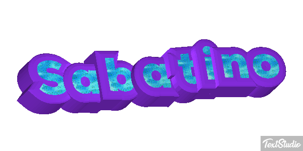 Sabatino Effetto testo