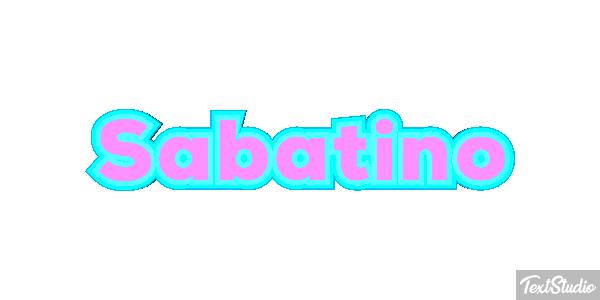 Sabatino Effetto testo