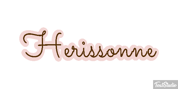Hérissonne Effetto testo