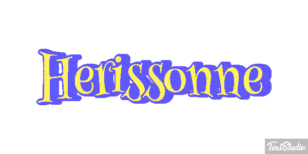Hérissonne Effetto testo