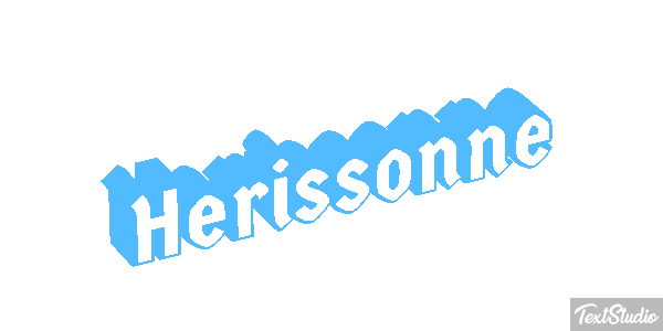 Hérissonne Effetto testo