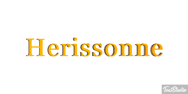 Hérissonne Effetto testo