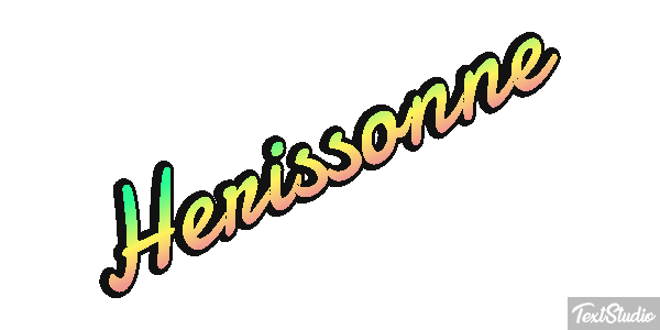 Hérissonne Effetto testo