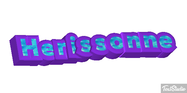 Hérissonne Effetto testo