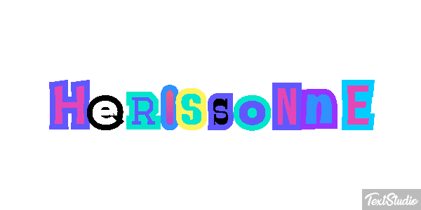 Hérissonne Effetto testo