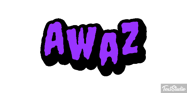 Awaz Text effect