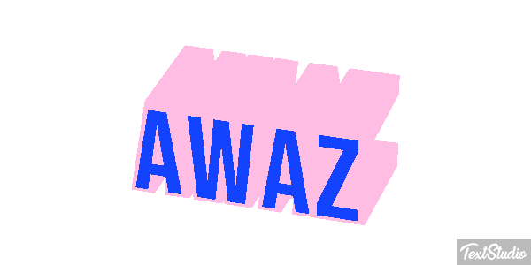 Awaz Text effect