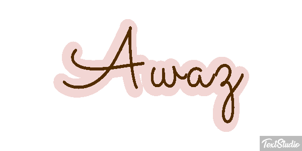 Awaz Text effect