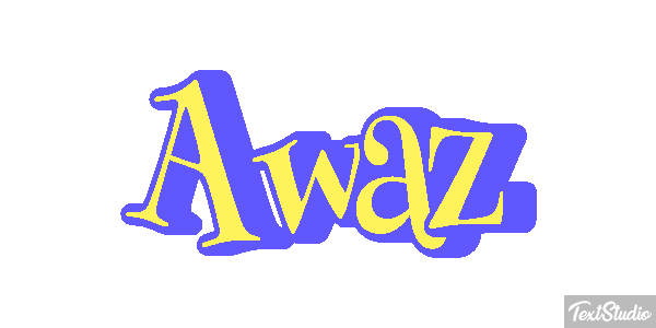 Awaz Text effect
