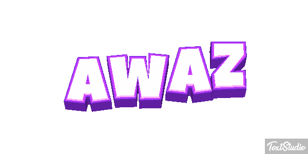 Awaz Text effect