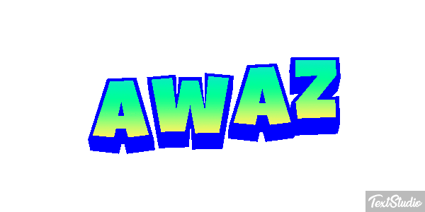 Awaz Text effect