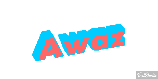 Awaz Text effect