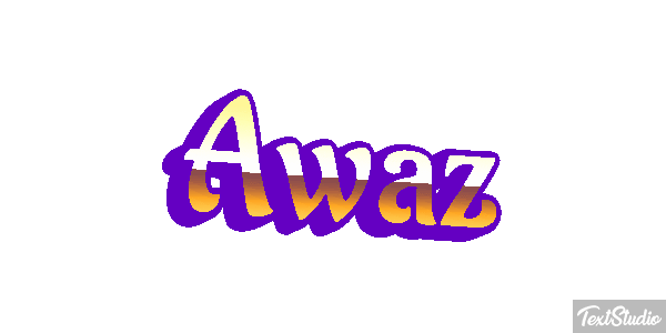 Awaz Text effect
