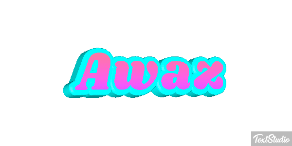 Awaz Text effect