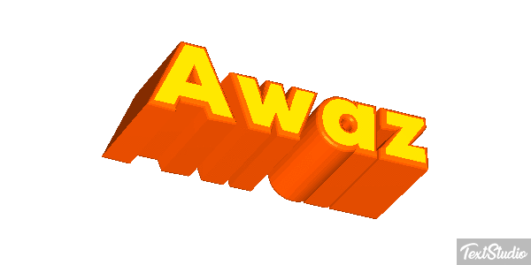 Awaz Text effect