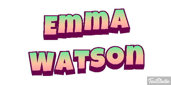 Emma Watson Efeito do texto