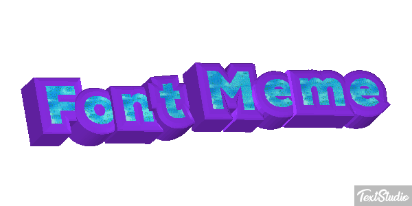 Font Meme Effet de texte