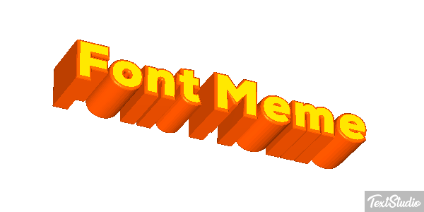 Font Meme Effet de texte
