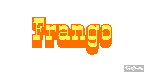 Frango Efeito do texto