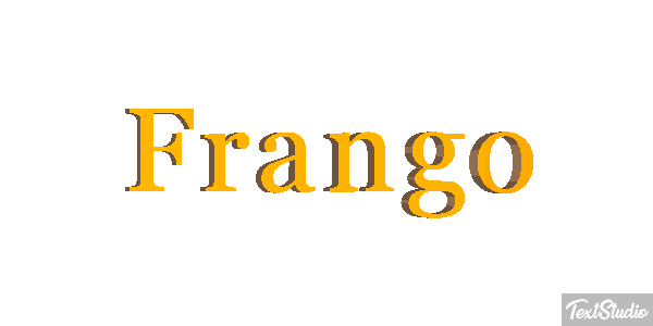 Frango Efeito do texto