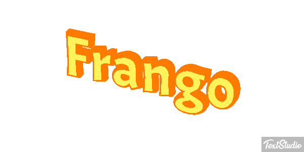 Frango Efeito do texto