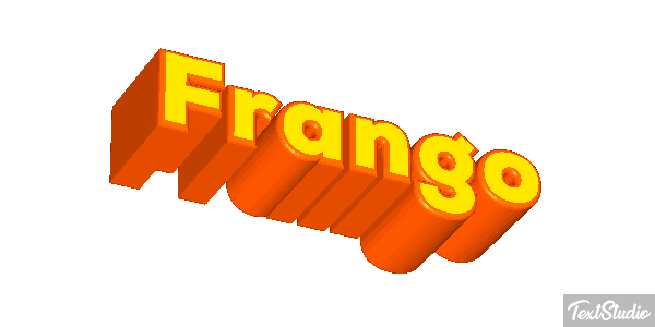 Frango Efeito do texto