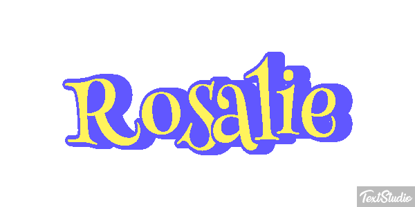 Rosalie Text effect