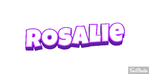 Rosalie Text effect