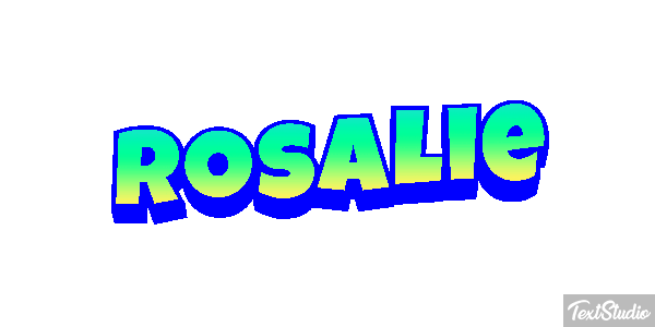Rosalie Text effect