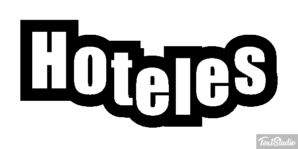 Hoteles Efecto de texto