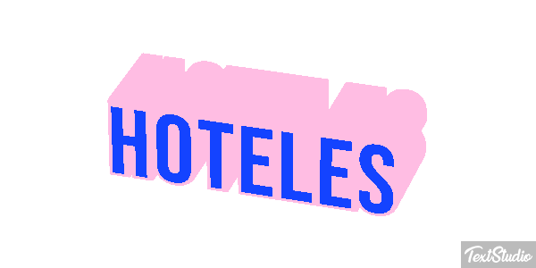Hoteles Efecto de texto