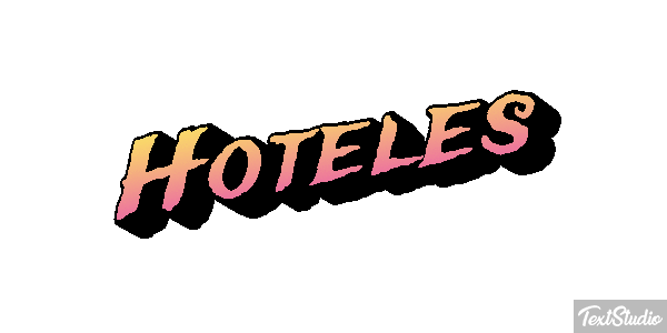 Hoteles Efecto de texto