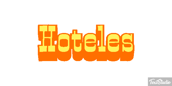 Hoteles Efecto de texto